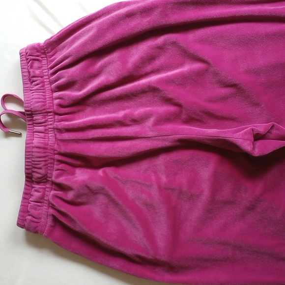 Derek Heart Super Soft Velour Crop Wide Leg Pants M Fuschia 50off3 - Picture 2 of 8